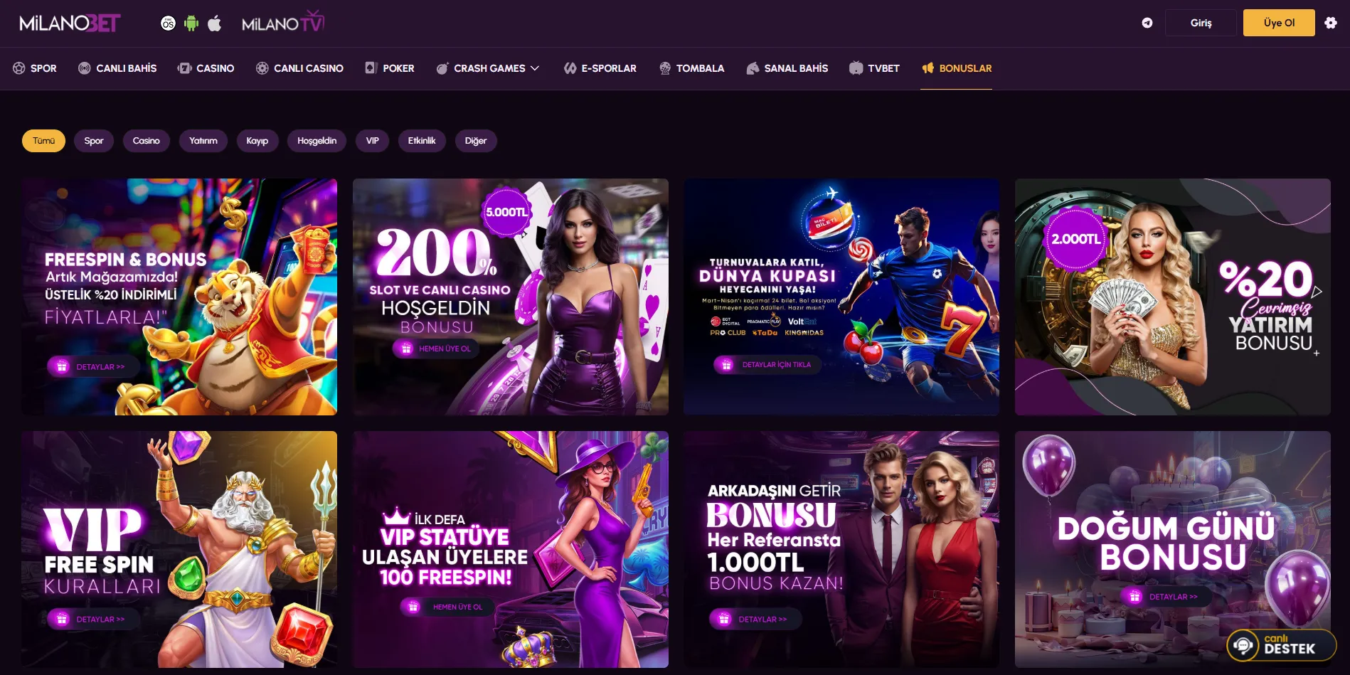 Casino sitelerinde bonus ve kampanyalar